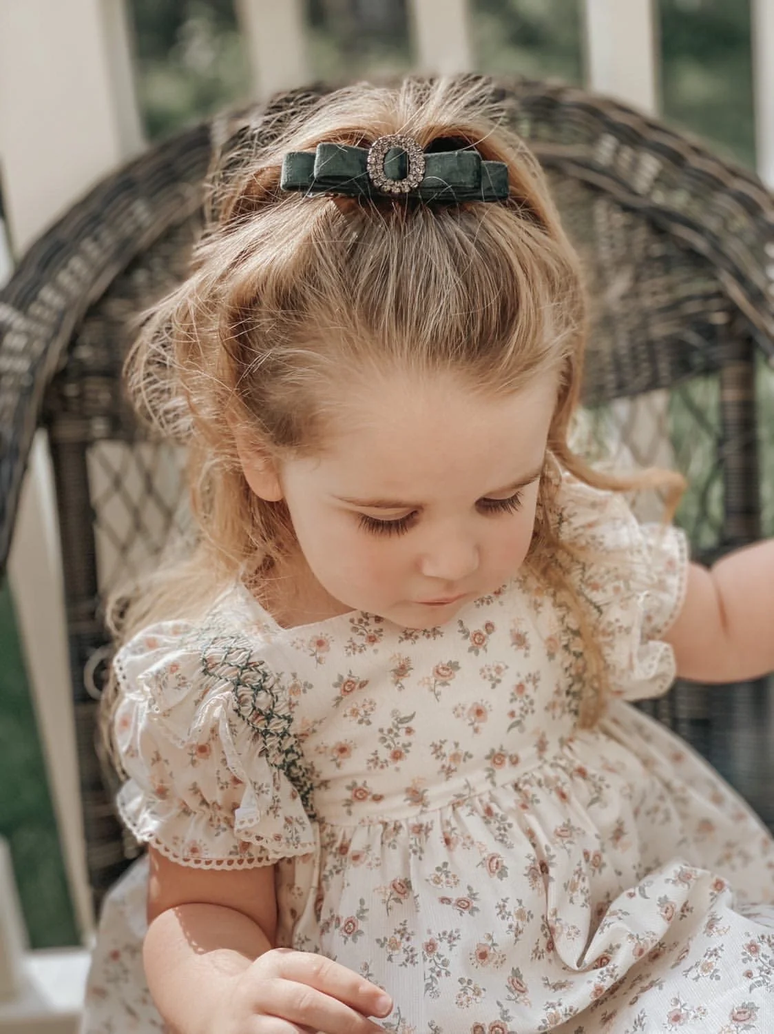 Olivia Velvet Hair Clip - Image 3