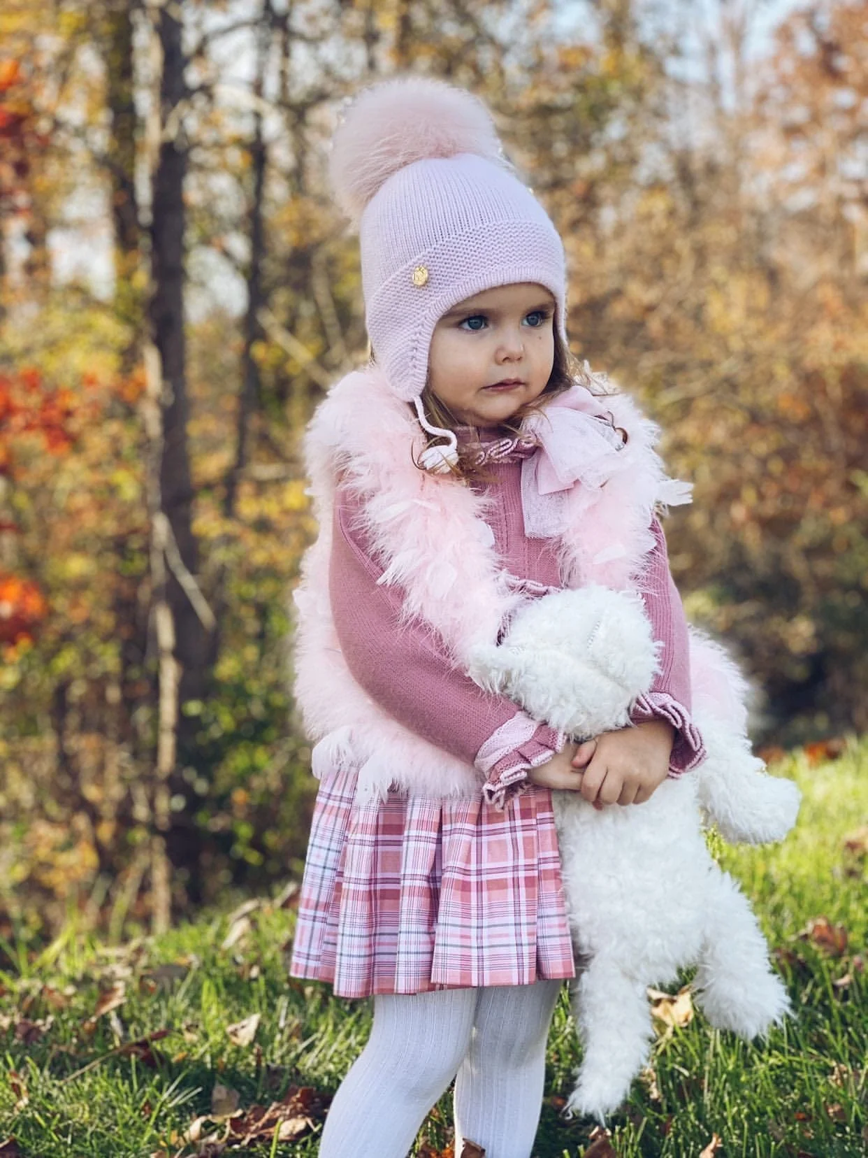 Cashmere Aviator Pom Hat - Image 13