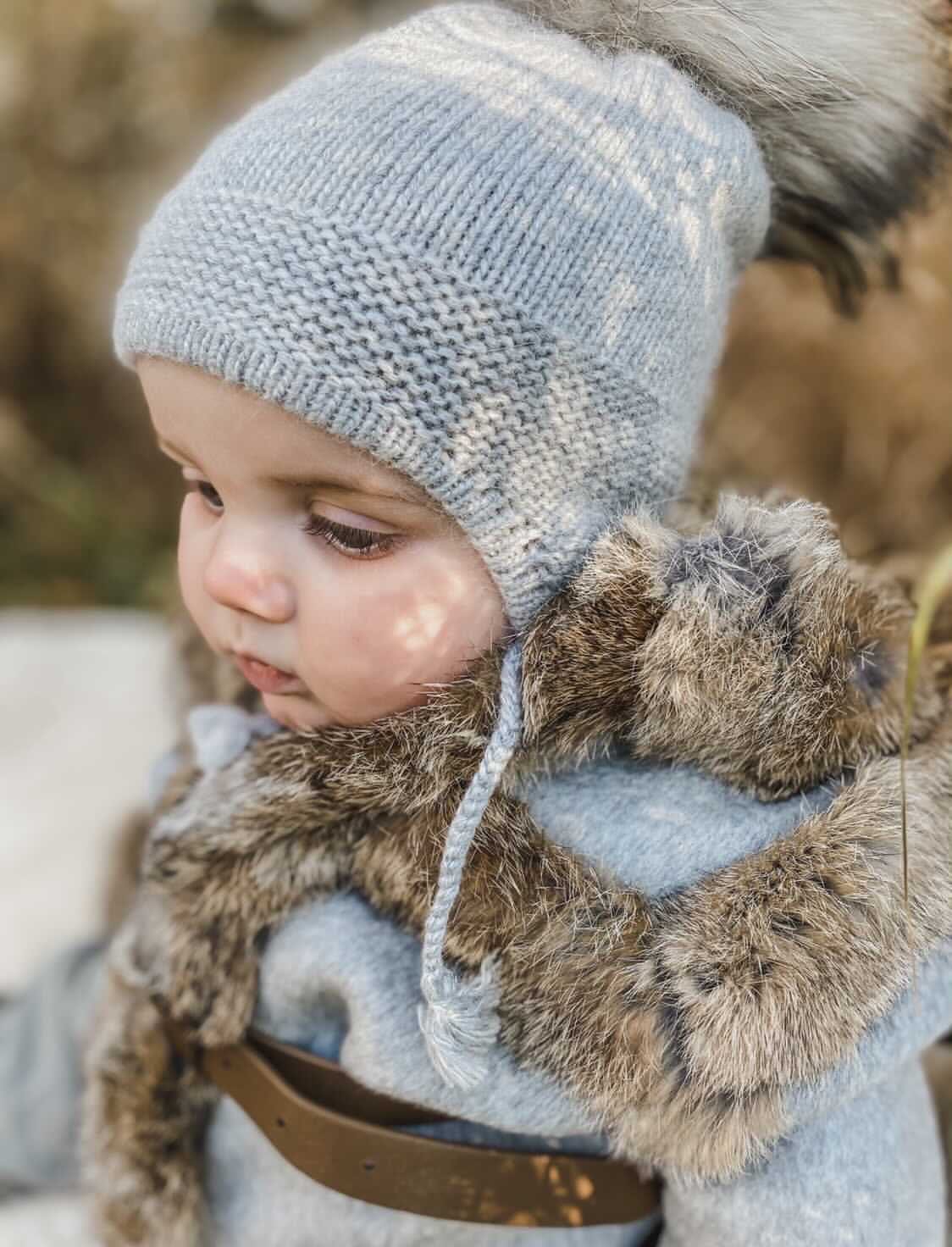 Cashmere Aviator Pom Hat - Image 5